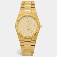 Tissot PRX T137.410.33.021.00 Champagne Dial PVD Coated Stainless Steel Mens