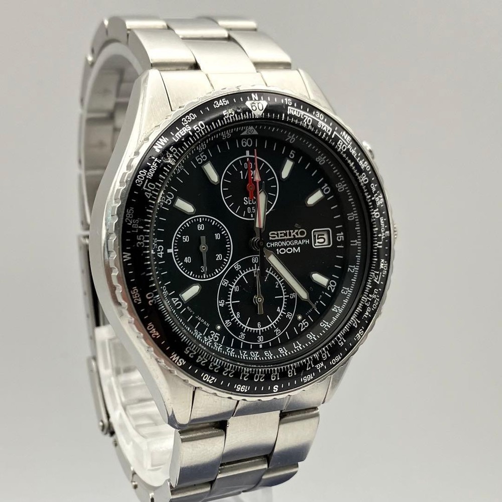 SEIKO 7T92‑0CF0 Chronograph – 2000 Model / New Battery / Working