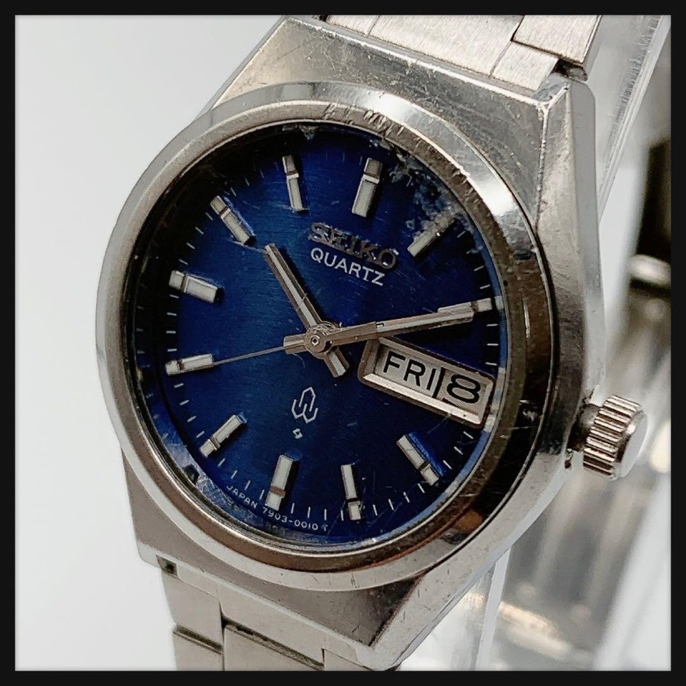 Seiko 7903-0010 Quartz Watch Wrist 14.5cm