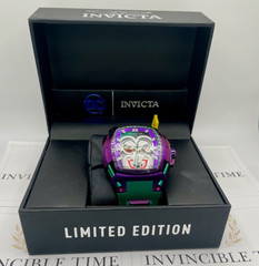 Invicta DC Comics Joker Men s Watch – 53mm, Purple, Green (43733). #003 of 4,000