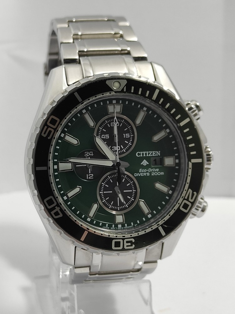 citizen eco drive mens promaster divers 200m chronograph watch CA0820-50X