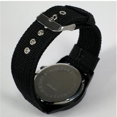 Men’s Military Tactical Quartz Wristwatch Woven Cloth Belt Accessories