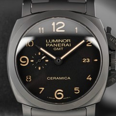 Panerai Luminor GMT Men’s Black Watch – PAM00438 Excellent Condition B&P