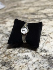 Timex Women’s Essex Ave 25mm Watch. Scratches on bezel as shown
