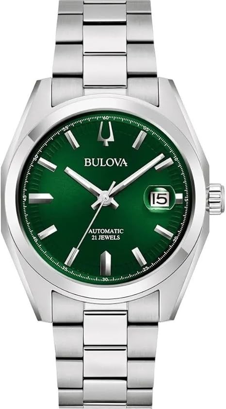 Bulova Men’s Automatic Watch 96B429, Silver, Bracelet