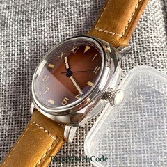 Retro NH35 Automatic Watch for Men Sterile California Dial PT5000 MIYOTA8215 20B