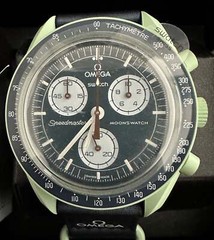 Swatch Moonswatch “Mission On Earth” Swatch x Omega Blue 42 SO33G100