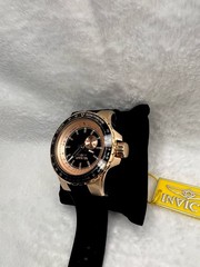Invicta Aviator Men’s Watch – 50mm. Rose Gold/Black (49726)