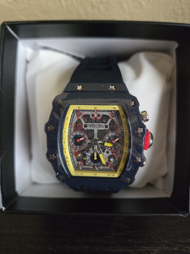 Men’s Invicta Racing Valxor Unisex Watch 40mm Dark Blue