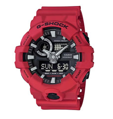Casio G-Shock GA-700-4A Red Analog Digital Sport Watch 200M