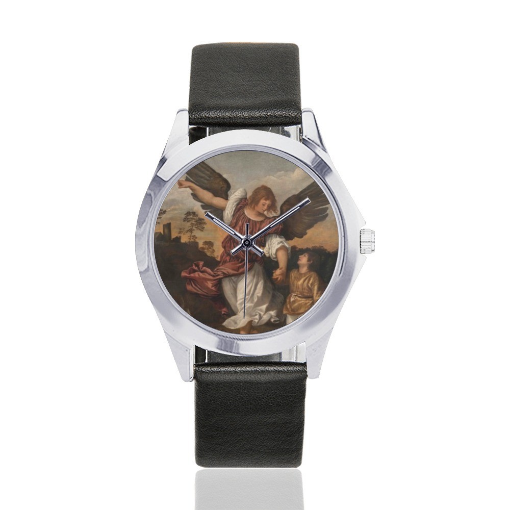 Archangel Raphael Titian Watch Unisex Analog Catholic Art Wristwatch