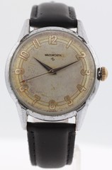 Vintage Wadsworth 305 Dress Men’s Mechanical Wristwatch Swiss Steel & Chrome