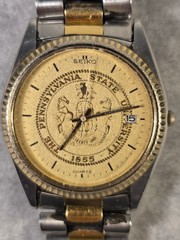 Rare 1988 SEIKO Presidential 5Y23-8A69 Pennsylvania State University Men’s Watch