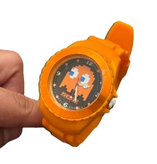Pac-Man Watch Orange Ghost Bandai Namco Clyde Used Collectible From Japan