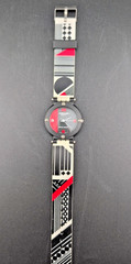 Vtg JORDACHE Unisex Adult “Pop Art” Quartz Watch Late 80s Early 90s Japan Movt