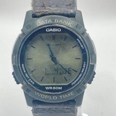 Casio Twincept Watch Men Ani Digi 1349 ABX-20 Telememo World Time New Battery