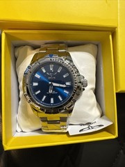 Invicta Specialty I 42mm Stainless Steel Blue Dial Men’s Watch Model 69041 NIB