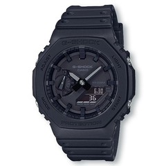 CASIO G-SHOCK GA2100-1A1 2100 Series Carbon Core Guard Watch, Black