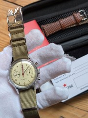 BRAND NEW 38mm Seagull 1963 Air Force Pilot Chronograph ST1901 Mechanical Watch