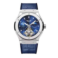 PINDU Design 6537 Men’s Automatic Mechanical Moonphase Leather Watch Waterproof