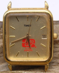 TIMEX FRITO LAY QUARTZ TANK WATCH 28×31.5mm 18mm LUG RUNS (F4G2)