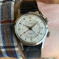 Nivada Grenchen Alert Alarm Ref. 52 25900 Stainless Steel Wristwatch – Serviced