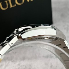 Bulova Surveyor Automatic Watch 98B422 Red Dial Stainless Steel Men’s Watch