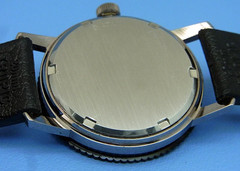 Galco Diver Bidirectional Rotating Bezel Manual 17 Jewels Black Dial 38mm Men’s