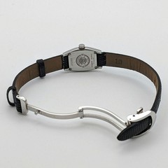 LONGINES Watch Navy/Black 18.3mm Case 17cm Croco Leather Band Men’s