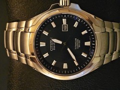 Citizen BM7170-53L Eco-Drive Paradigm Bold Titanium Blue Dial WR100 Watch