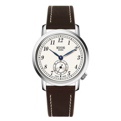 KUOE Kyoto OLD SMITH 90-007 Automatic Silver x Silver Blue Steel Hand from JAPAN