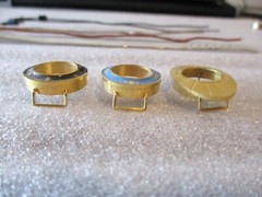 BUCHERER WOMENS INTERCHANGEABLE WATCH MANUAL-5 BANDS+3 RINGS-RUNS GREAT/ACCURATE