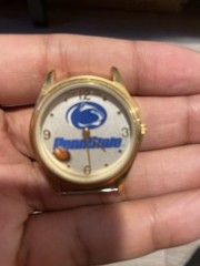 Penn State Quartz Analog Wristwatch (moving football second hand)