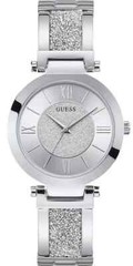 Guess Ladies Aurora Quartz Silver Dial Watch – W1288L1 NEW