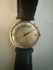 Vintage 1960 Bulova “30” Mystery Dial Watch – 10K Gold Filled – Silver Sunburst