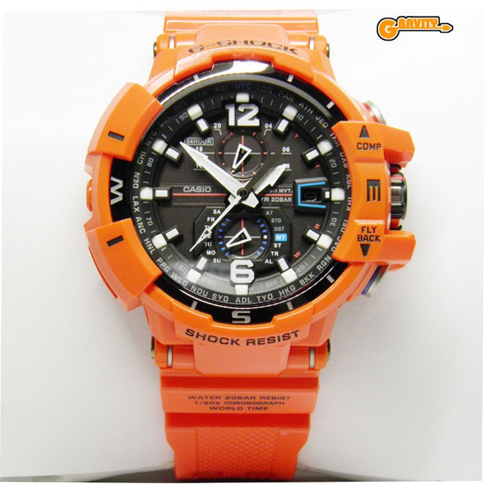 GW A1100R 4AJF SKY COCKPIT Orange CASIO G SHOCK G Shock Used