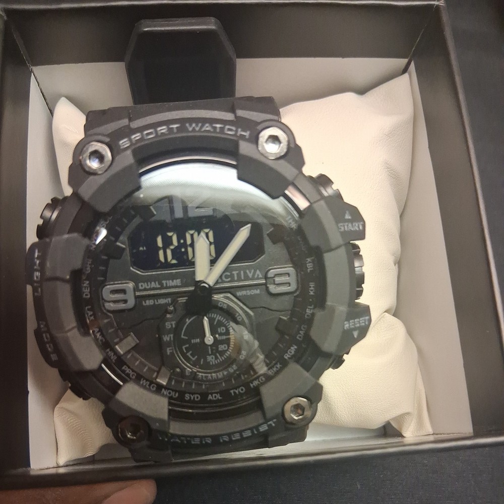 Activa Vextron X Invicta Men’s 52mm Digital Men’s Sport Watch -NIB- acw1637-008