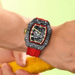 Ultra Thin Men’s Women’s Quartz Watch Nylon Strap Luminous Casual Sport Wristwat