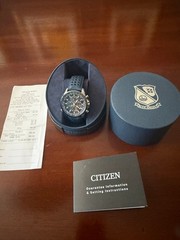 Citizen Blue Angels World Chronograph Eco-Drive Box and Papers H800-S081157