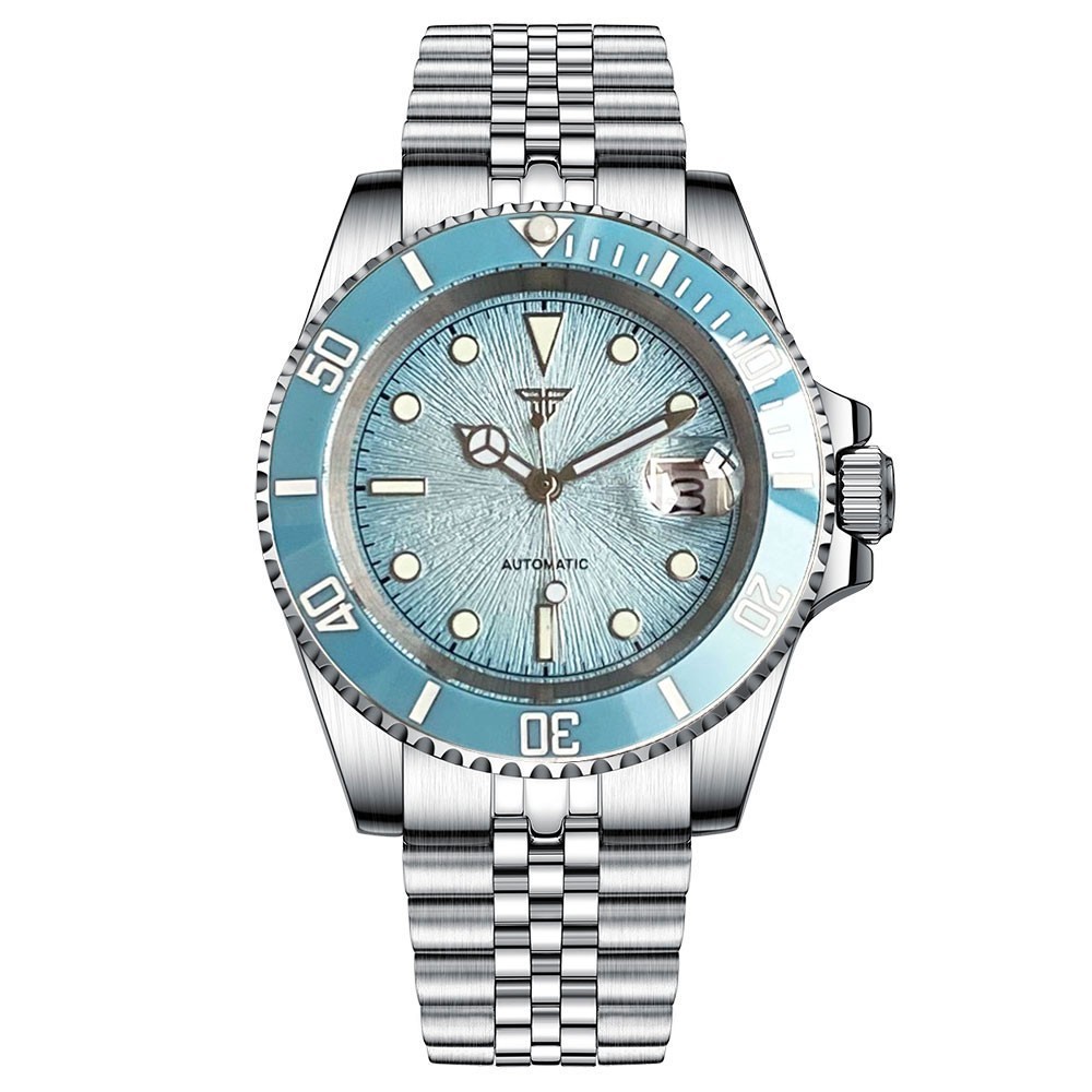 New 10ATM 40mm Sapphire Glass Miyota 8215 Automatic Men’s Watch Luminous Dial