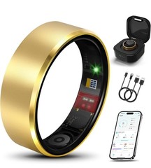 Smart Health Ring 2.0 for Women Men, Slim Scratch & Fingerprint Resistant 11#