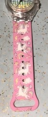 2021 WATCHITUDE GLOW RAINBOW UNICORN LIGHT UP CASE WATCH NO BOX