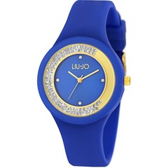 Womens Wristwatch LIU JO Luxury DANCING SPORT TLJ1420 Silicone Blue Swarovski