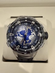 Invicta Men’s Celestial Elarion 40mm Automatic Men’s “Globe” Watch, Black, 69535