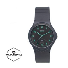 Casio Classic Analog Pop Series Bio-Based Dark Grey Resin Band Watch MQ-24B-8B