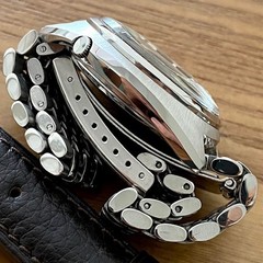 SERVICED Vintage 1973 Seiko 5 Actus SS 6106-7600 Beads Of Rice Arrowhead Markers
