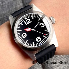 200M Waterproof AR sapphire Glass NH35A Mens Diver Watch Luminous Aviator Dial