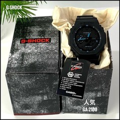 G-SHOCK GA-2100-1A2ER Oak Black × Blue, Brand New, Unused