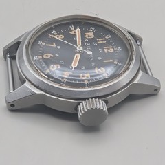 Vintage Bulova A17A Navigator Military Watch MIL-W-6433A Runs 32mm
