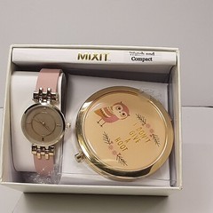 Mixit – Watch And Compact – Gift Set – Owl